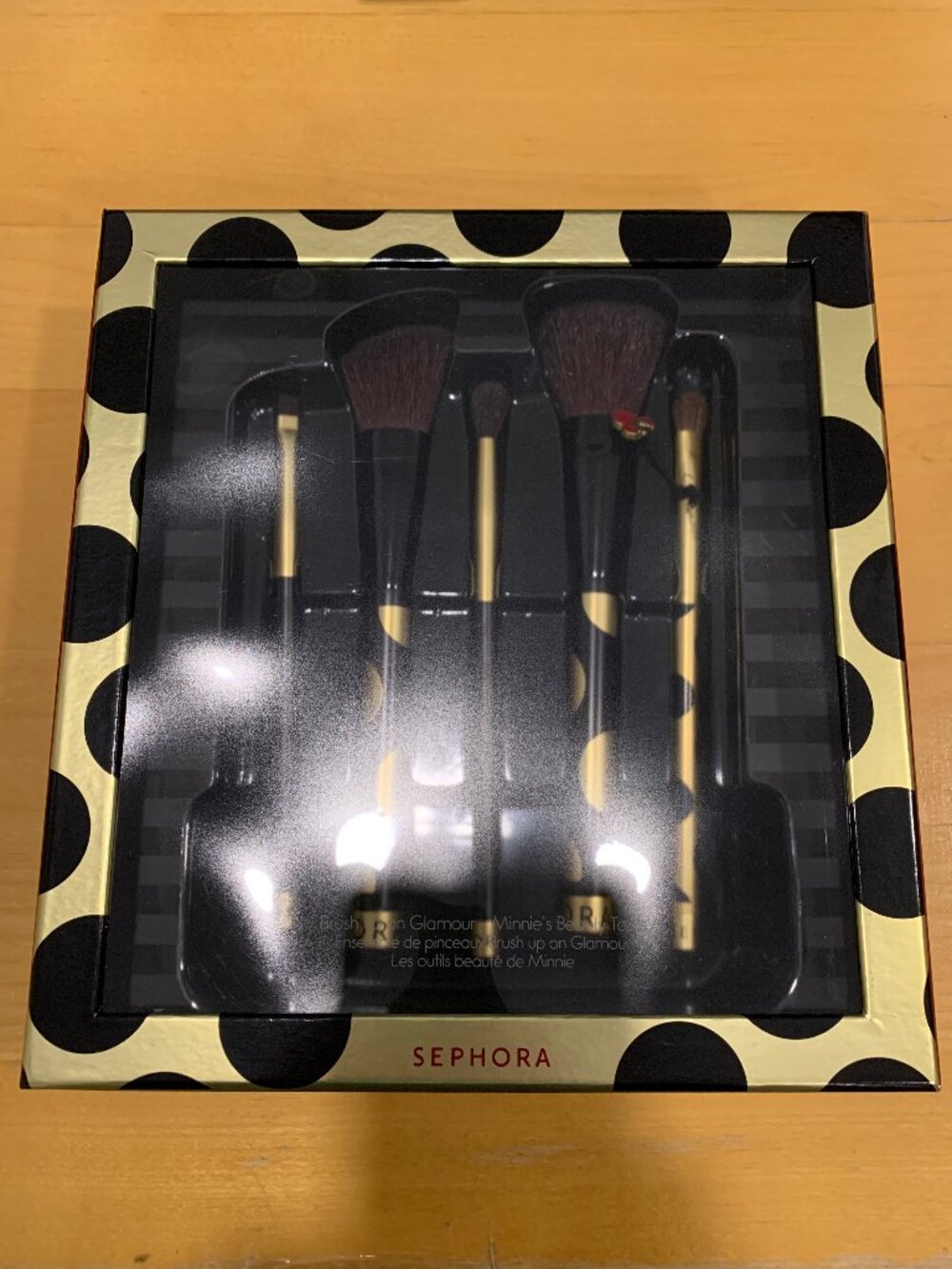 New Sephora Disney Minnie Mouse Makeup Brushes Set